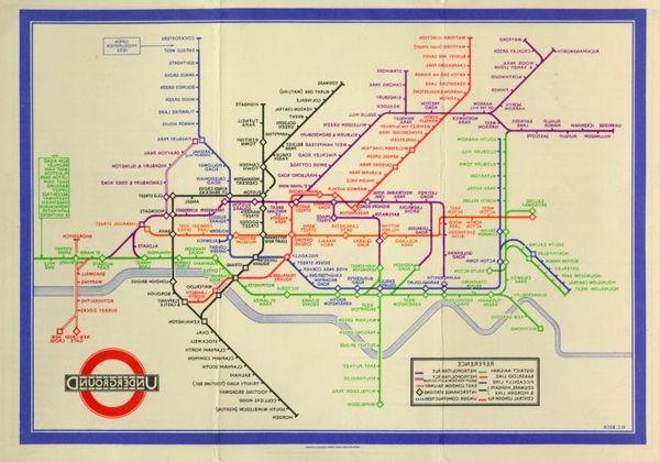 Harry Beck, Pocket London Underground Map (1933)